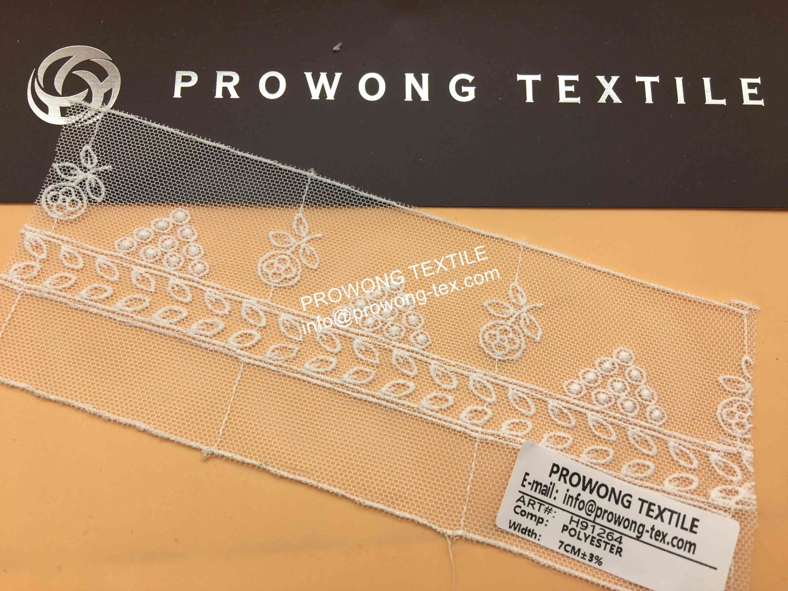 mesh embroidery lace trim