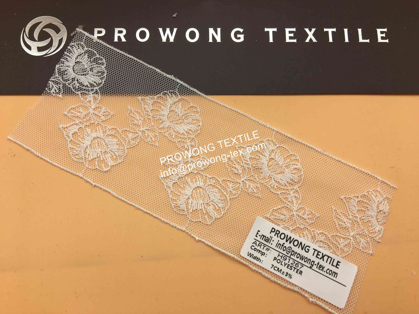 mesh embroidery lace trim